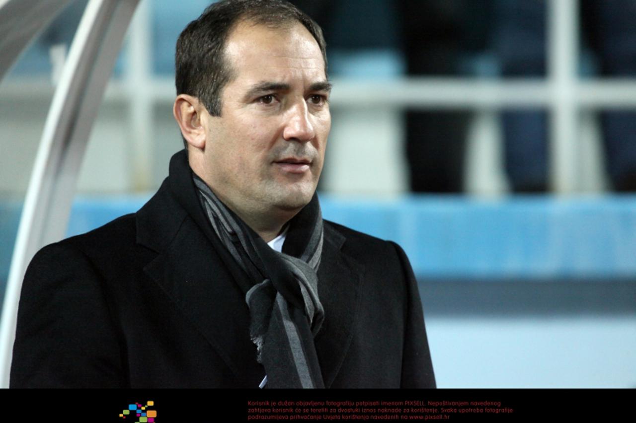 '14.11.2012., stadion Kantrida, Rijeka - Revijalna utakmica hrvatske nogometne reprezentacije i selekcije HNL-a. Igor Stimac.  Photo: Nel Pavletic/PIXSELL'