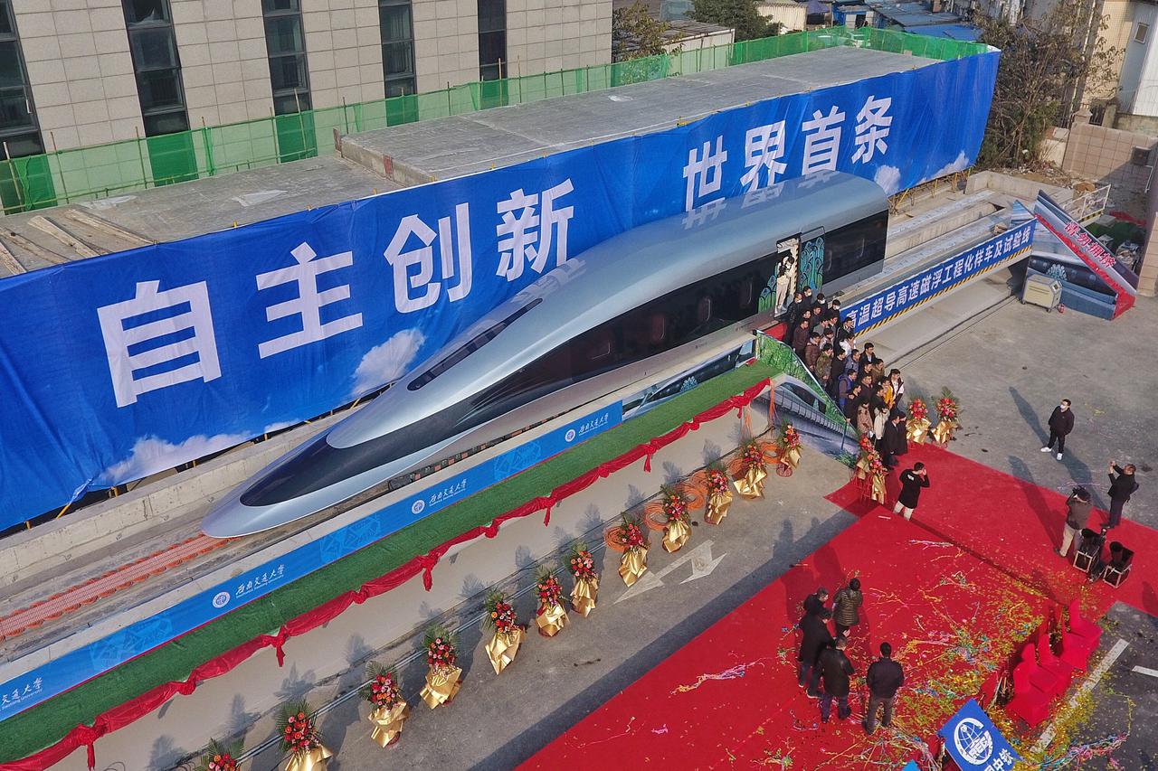 CHINA-CHENGDU-MAGLEV TRAIN-PROTOTYPE-LAUNCH (CN)