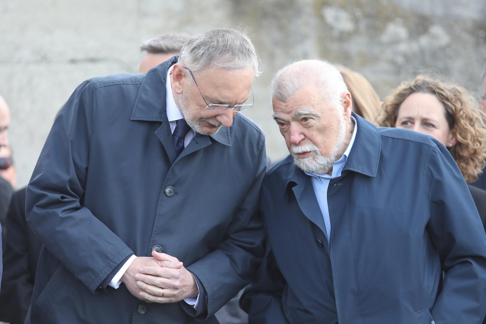 21.04.2024., Jasenovac - Povodom dana sjecanja na zrtve ustaskog logora u Jasenovcu odrzana je komemoracija te kolona sjecanja. Photo: Luka Batelic/PIXSELL