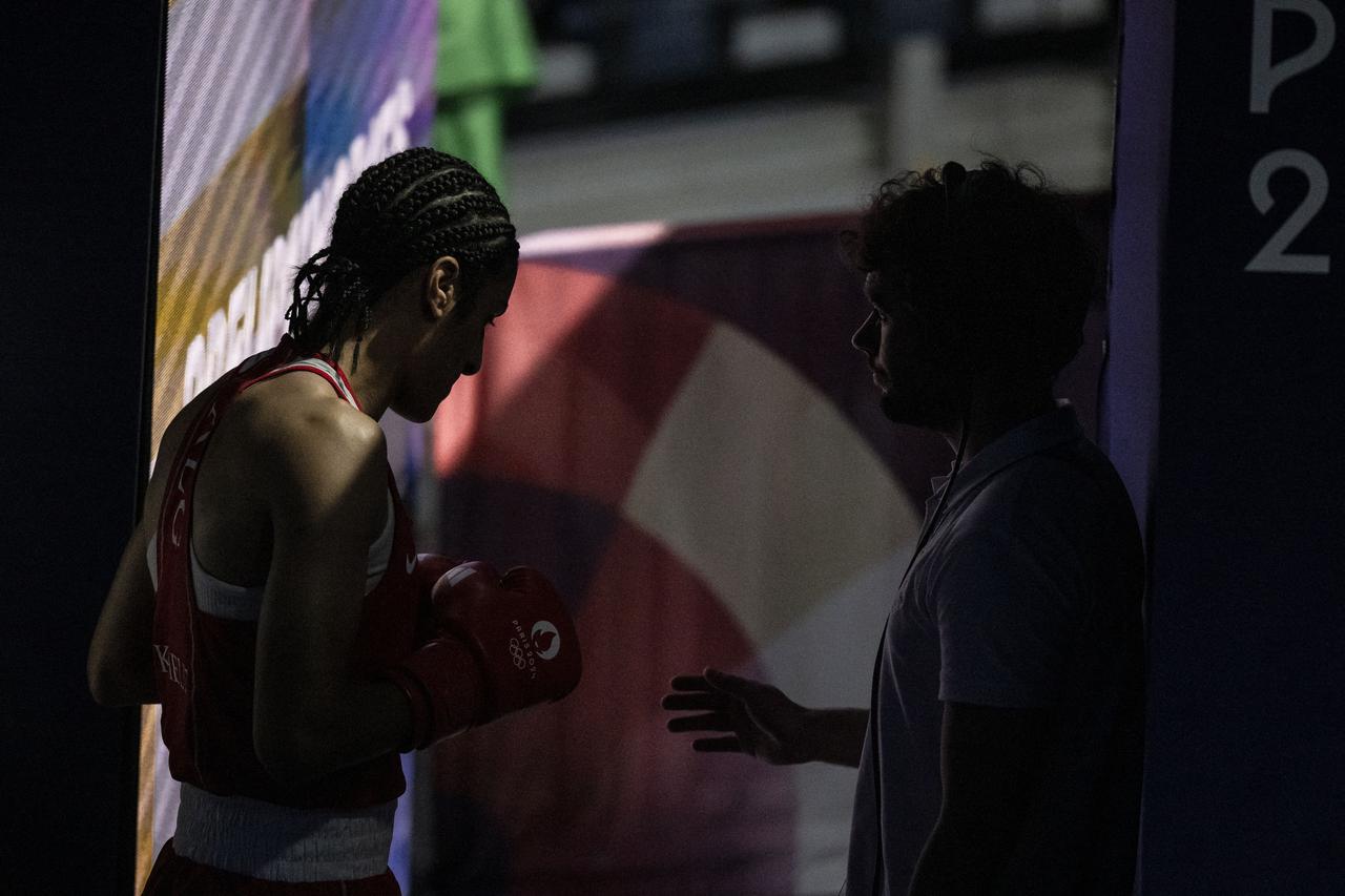 Paris 2024 - Controversal Biologically Male Boxer Imane Khelif in Women Category