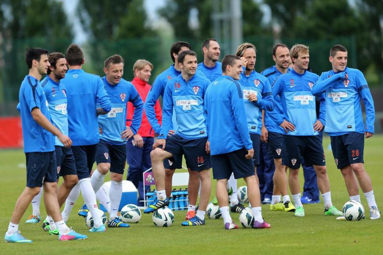 Hrvatska nogometna reprezentacija, Igor Štimac, trening (1)