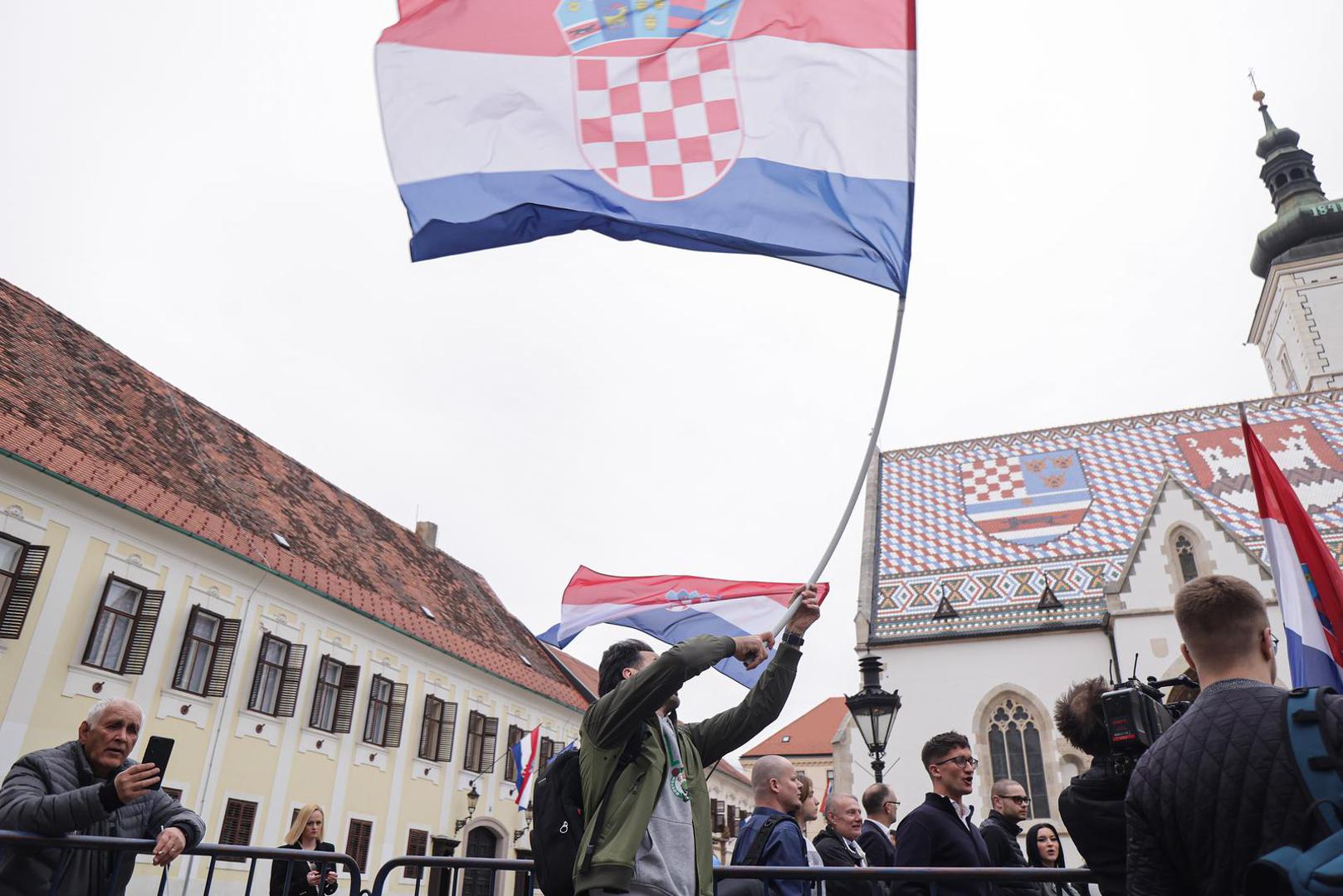 26.03.2024., Zagreb - Predaja Drzavnom izbornom povjerenstvu prijedloga lista i kandidata za parlamentarne izbore - Most, Hrvatski suverenisti, Nezavisna lista mladih i Hrvatske konzervativne stranke. Marin Miletic Photo: Luka Stanzl/PIXSELL