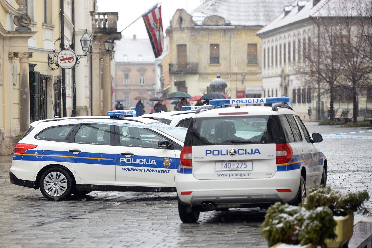 Ilustracija policije u Varaždinu