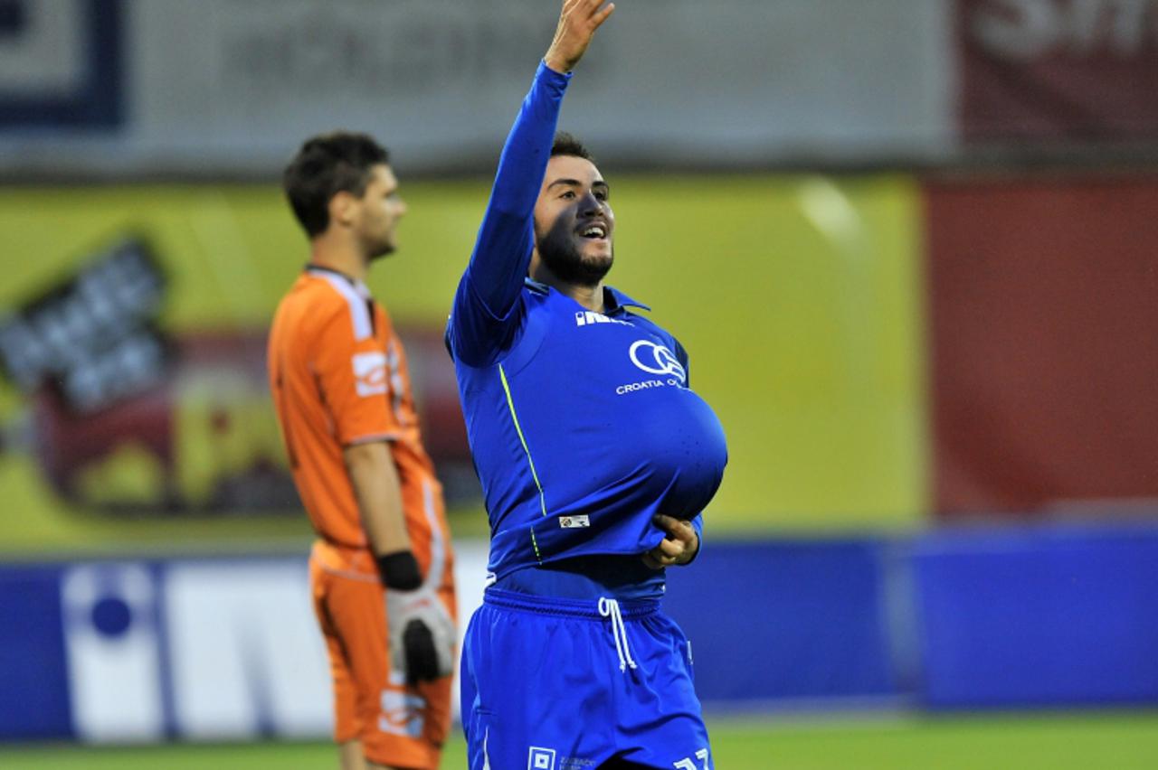 '24.07.2010., Stadion Maksimir, Zagreb - Nogometna utakmica 1. kola T-Com HNL izmedju NK Dinamo i NK Hrvatski dragovoljac. Pedro Morales. Photo: Antonio Bronic/PIXSELL'