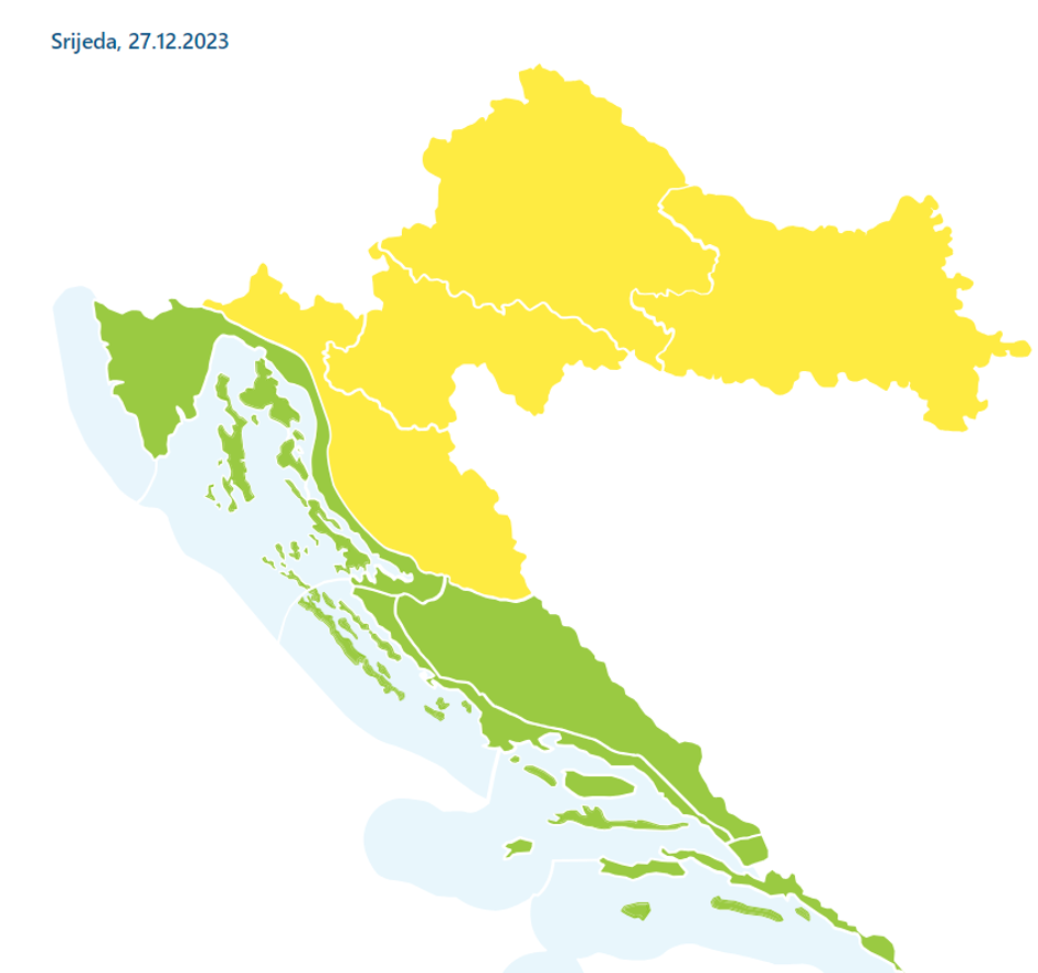 prognoza za srijedu