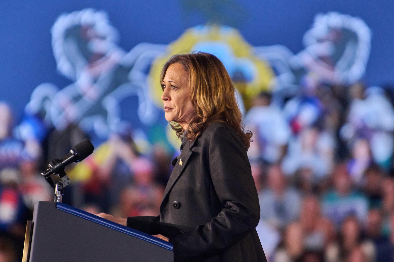 Kamala Harris na skupu u Wilkes-Barreu u Pennsylvaniji