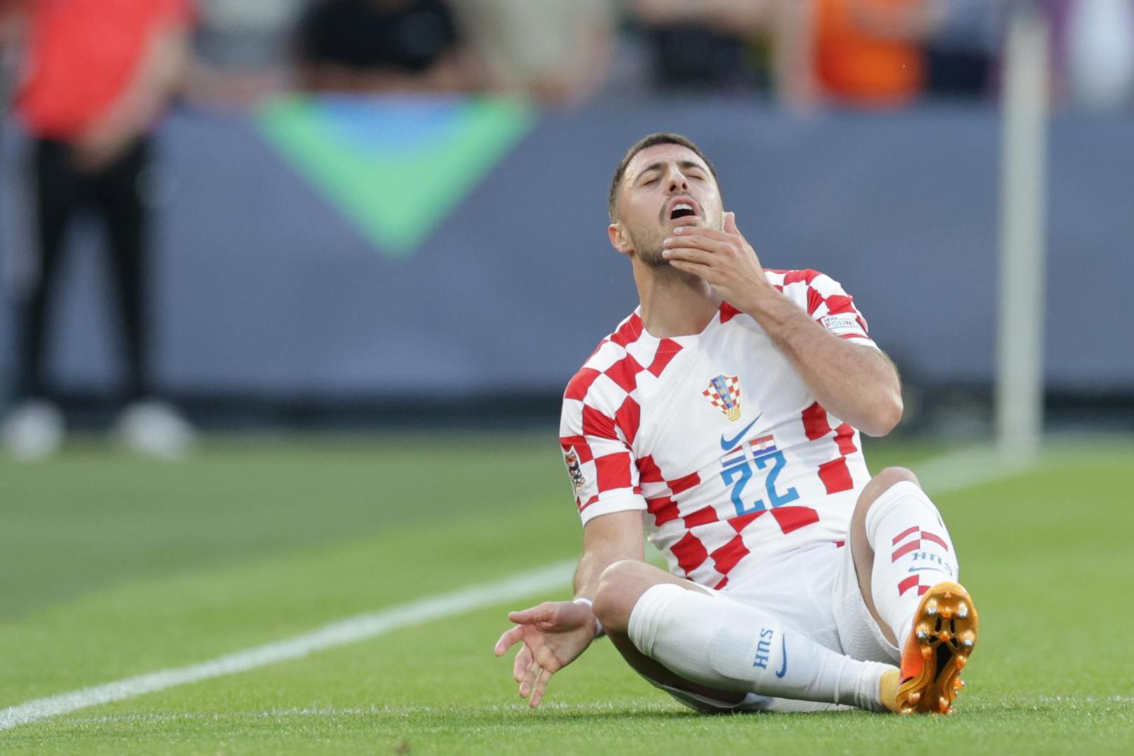 14.06.2023., stadion Feyenoord "De Kuip", Rotterdam, Nizozemska - UEFA Liga Nacija, polufinale, Nizozemska - Hrvatska. Josip Juranovic Photo: Luka Stanzl/PIXSELL