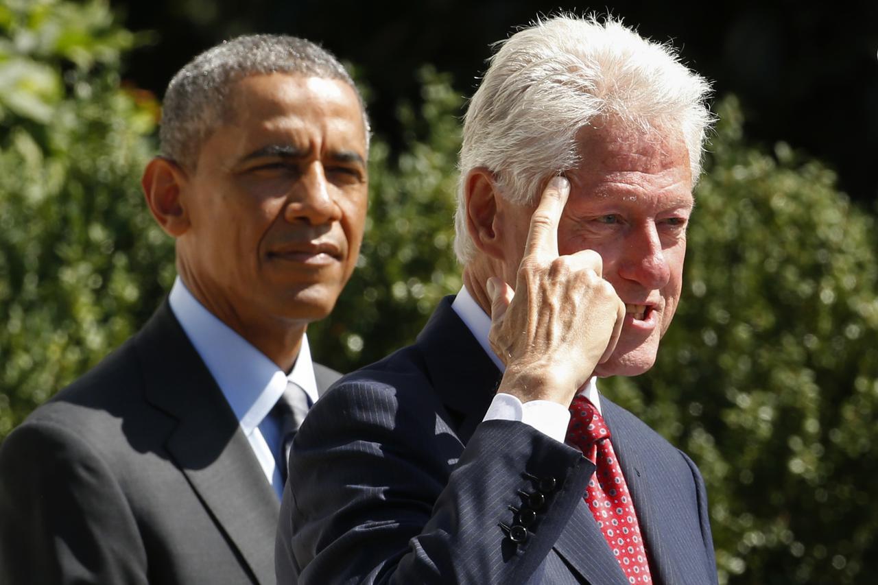 Barack Obama i Bill Clinton