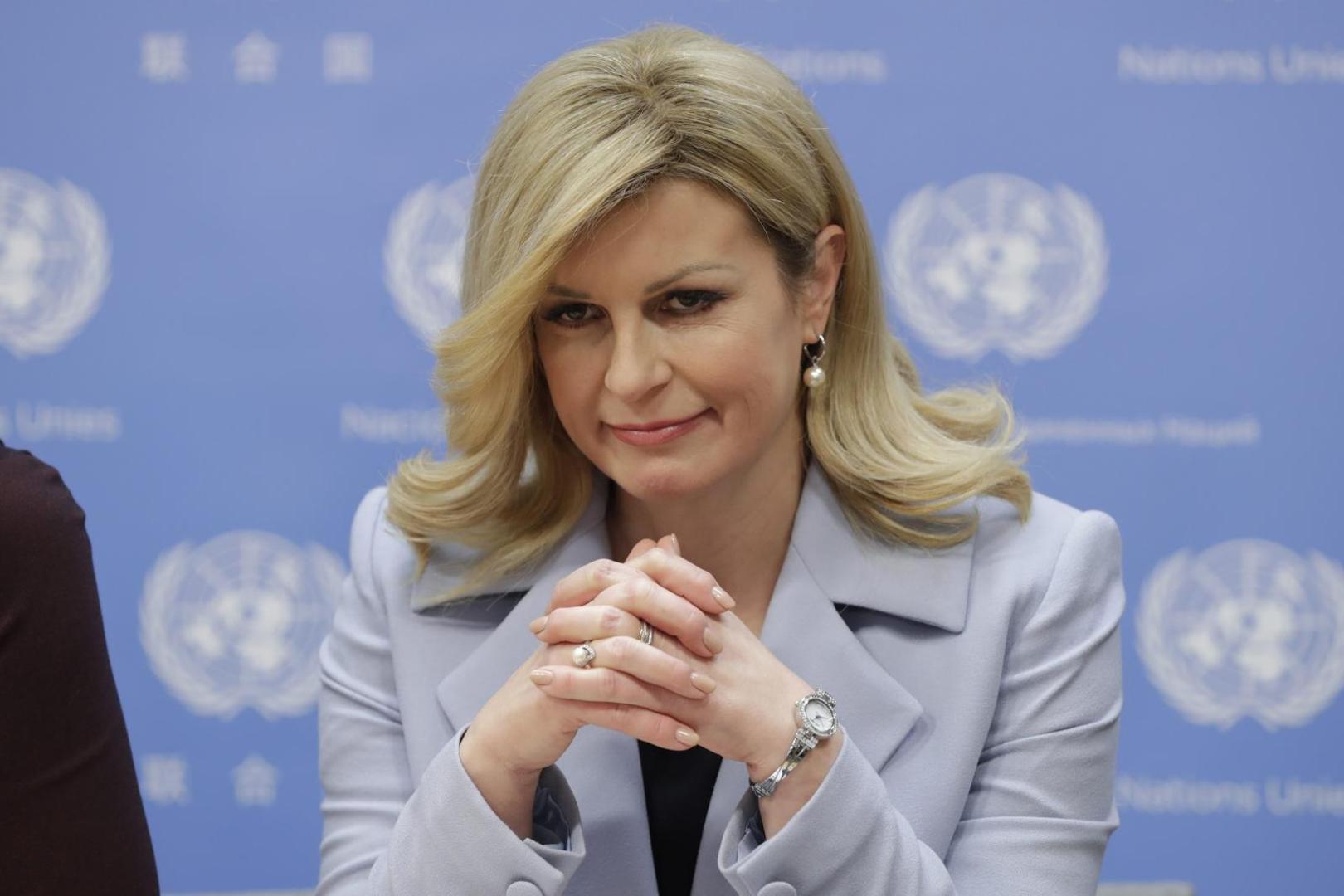 Kolinda Grabar-Kitarović po plaći 394., prema podacima COP-a za srpanj