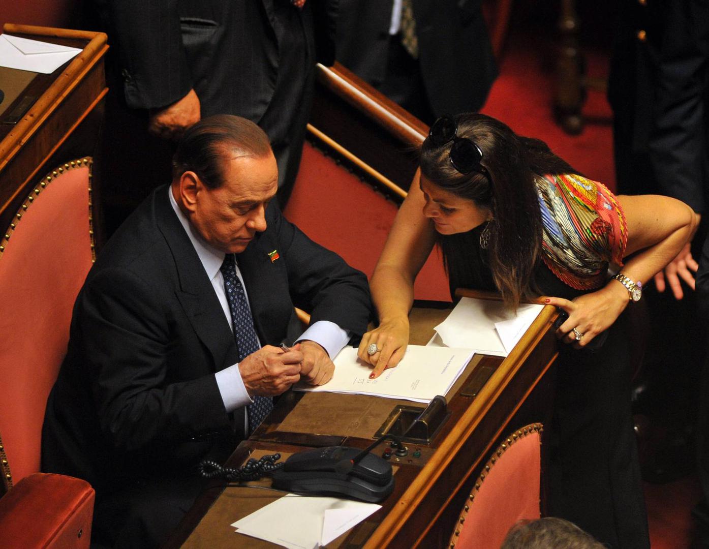 Rome Senate vote for confidence in the government In the photo Silvio Berlusconi, Jole Santelli (Camilla Morandi / IPA / Fotogramma, Rome - 2013-10-02) ps the photo can be used in compliance with the context in which it was taken, and without defamatory intent of the decorum of the people represented (Photo Repertoire - 2020-10-15, Camilla Morandi / IPA) ps the photo can be used in compliance with the context in which it was taken, and without the defamatory intent of the decorum of the people represented Editorial Usage Only Photo: Camilla Morandi / IPA/IPA