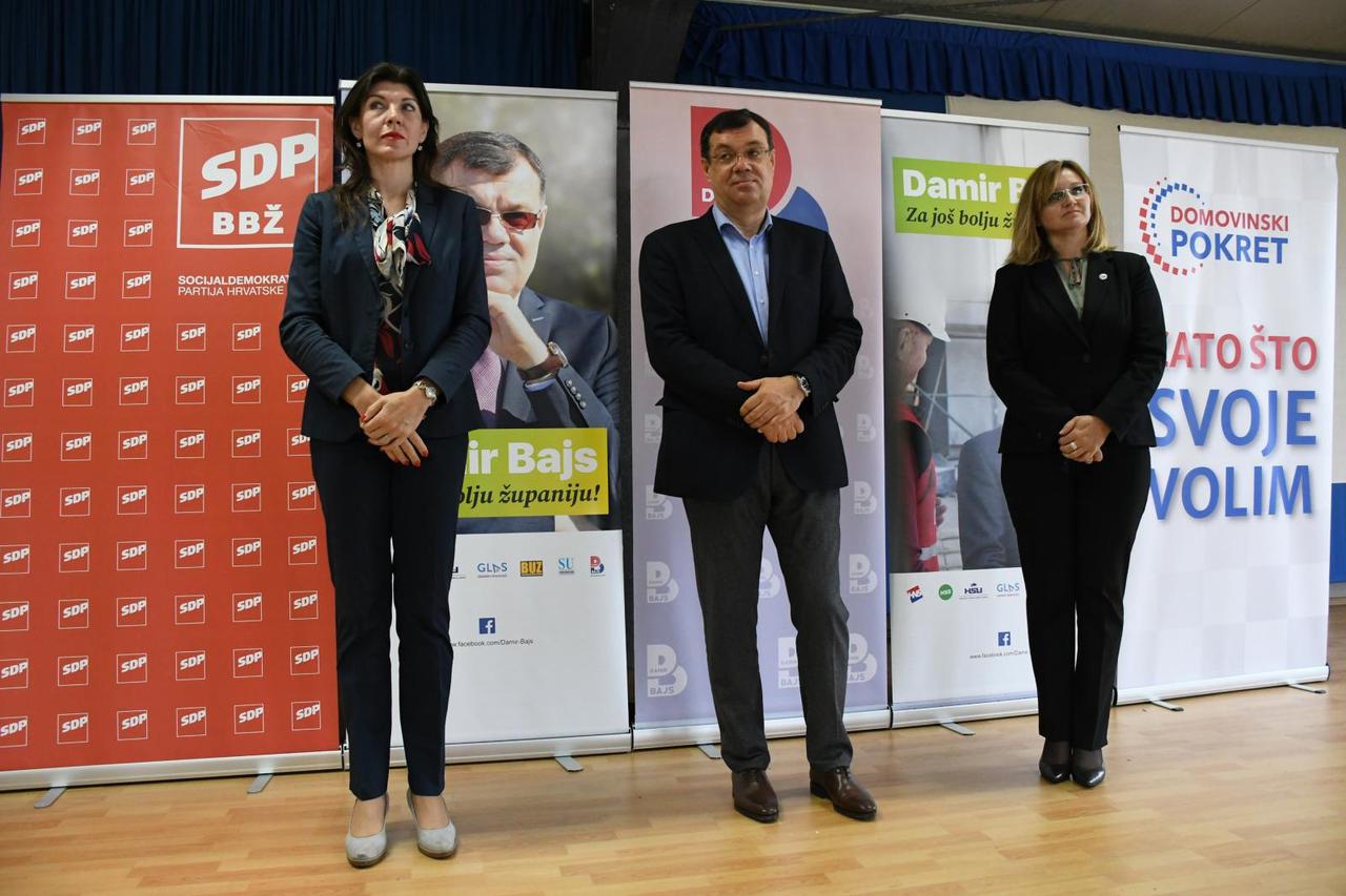 Bjelovar: Damir Bajs za 2. krug izbora okupio dodatne partnere, SDP i Domovinski pokret