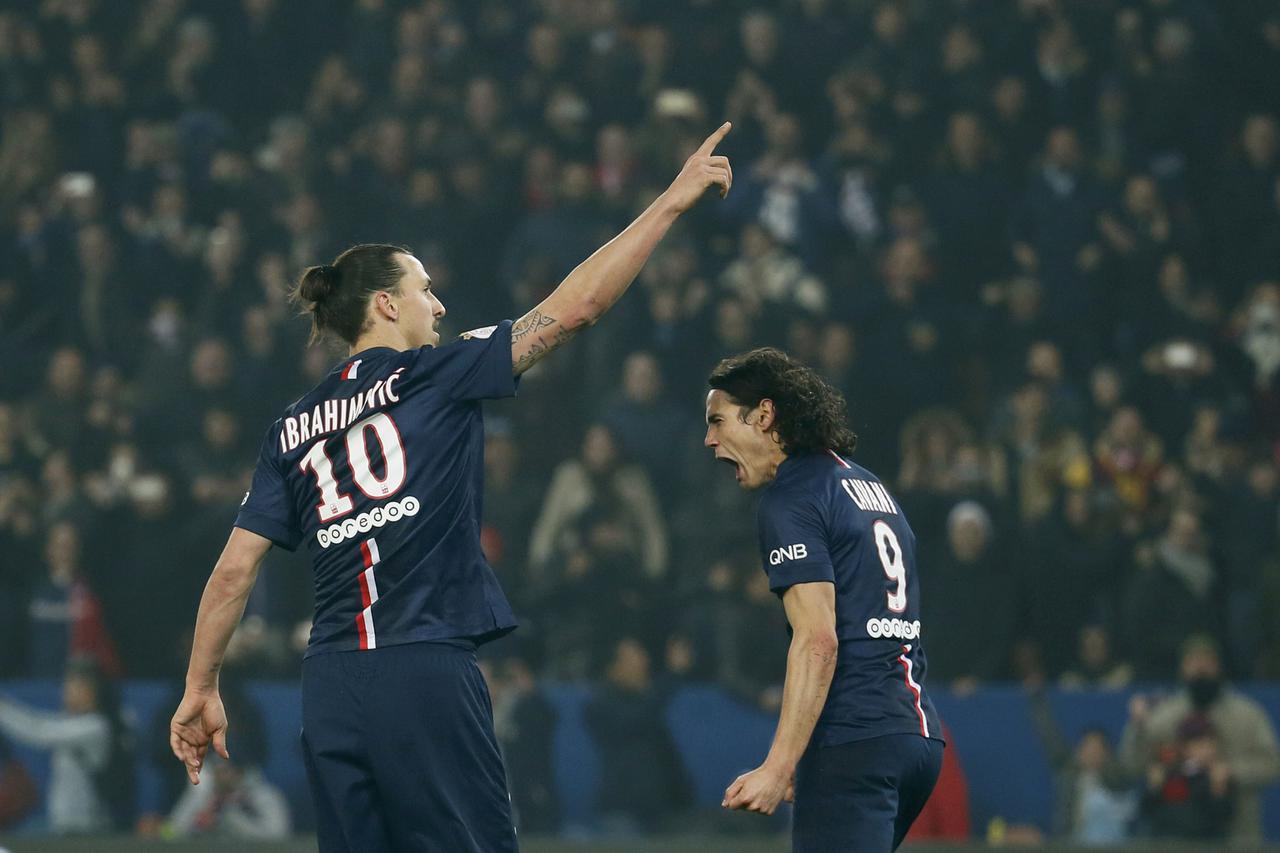 Edison Cavani, Zlatan Ibrahimović