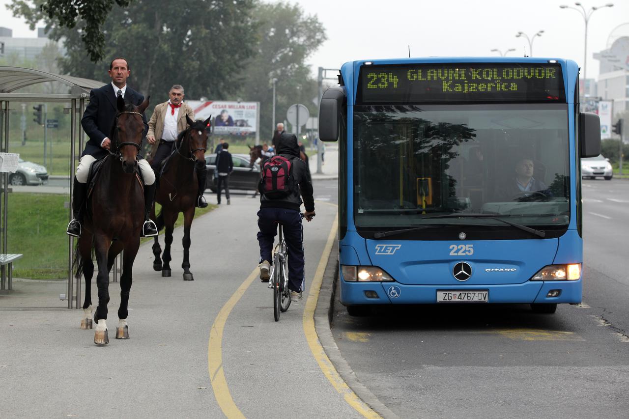 01.10.2014., Zagreb - Vjezba na hipodromu povodom 300. godisnjice alkara. Photo: Grgur Zucko/PIXSELL