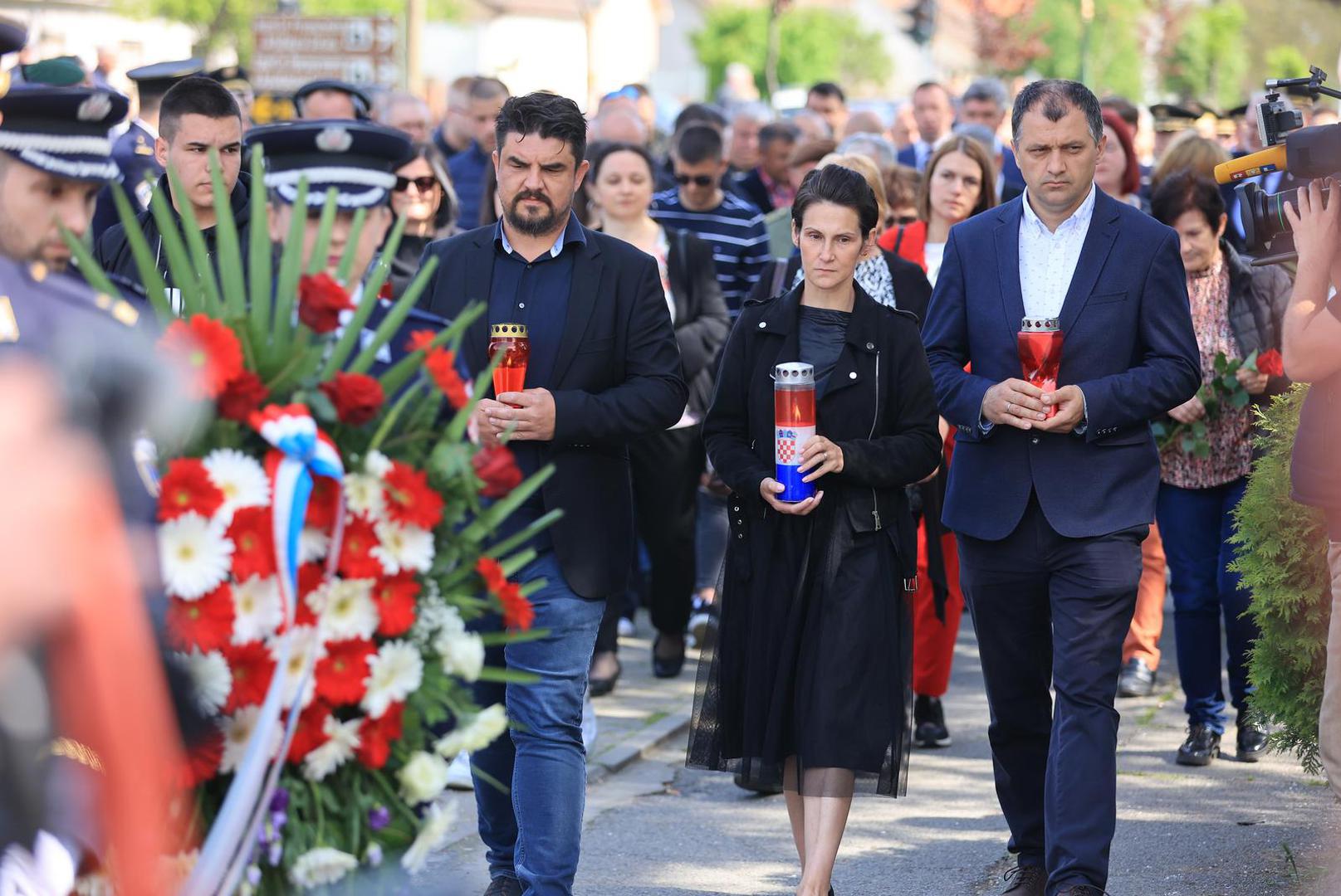 02.05.2022., Borovo - Obiljezavanje 31. obljetnice stradavanja dvanaestorice hrvatskih redarstvenika - Memorijal 12 redarstvenika.
  Photo: Davor Javorovic/PIXSELL