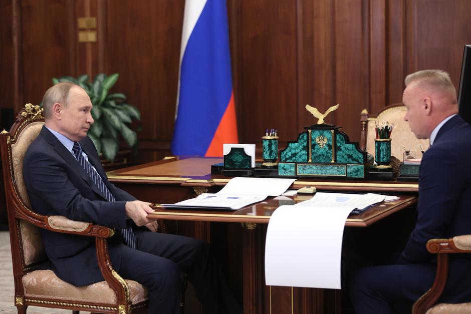 Russia's President Putin meets Uralchem chief Mazepin