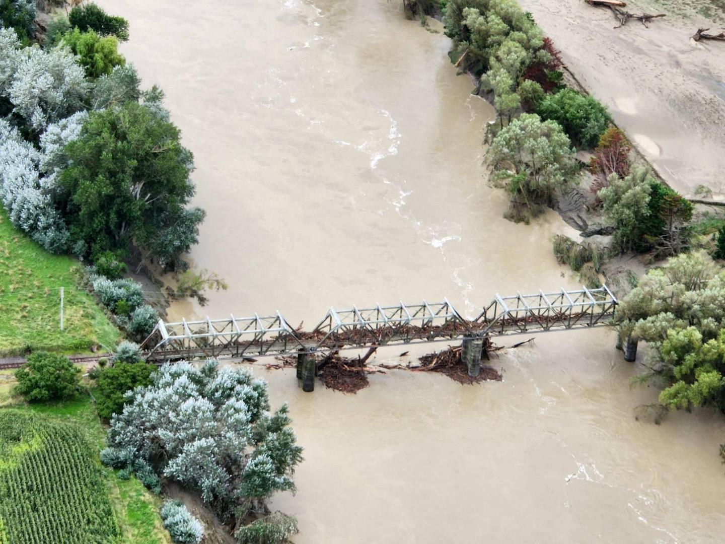 A view of flood damage in the the aftermath of cyclone Gabrielle in Hawke?s Bay, New Zealand, in this picture released on  February 15, 2023.  New Zealand Defence Force/Handout via REUTERS    THIS IMAGE HAS BEEN SUPPLIED BY A THIRD PARTY. NO RESALES. NO ARCHIVES Photo: New Zealand Defence Force/REUTERS