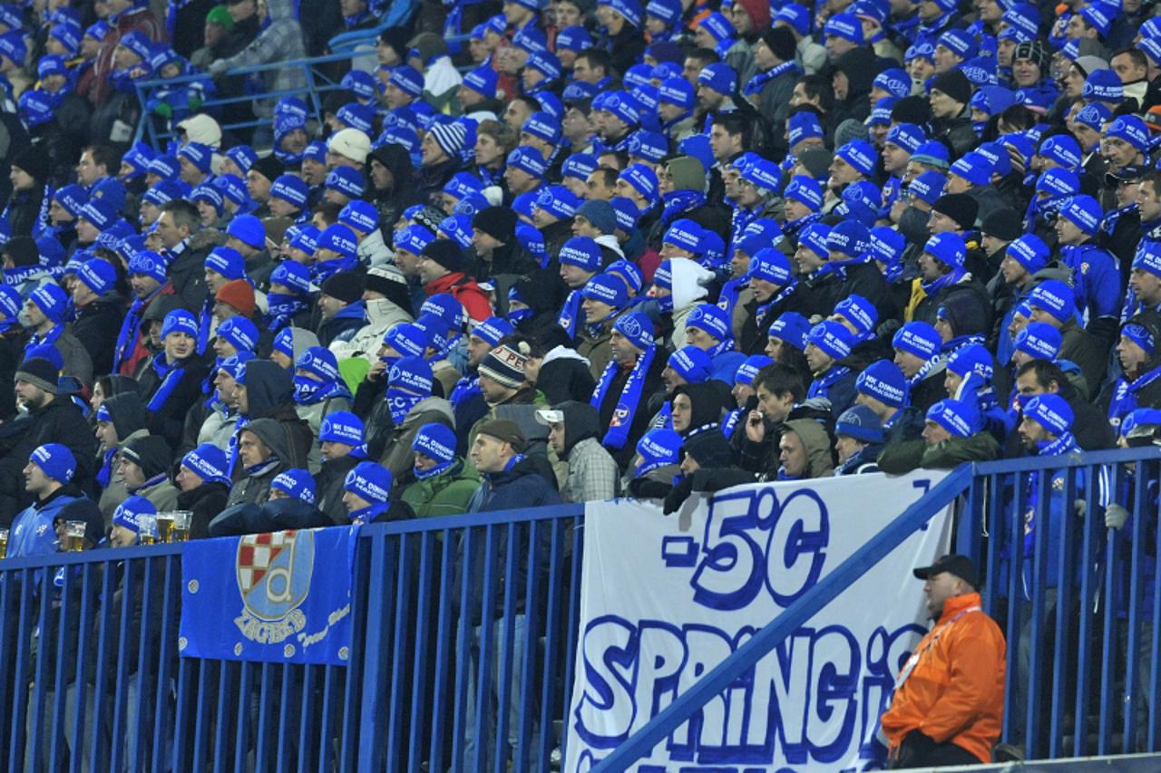 '15.12.2010.,stadion u Maksimiru, Zagreb - Europska nogometna liga,6. kolo ,NK Dinamo - FC PAOK . Navijaci. Photo: Antonio Bronic/PIXSELL'