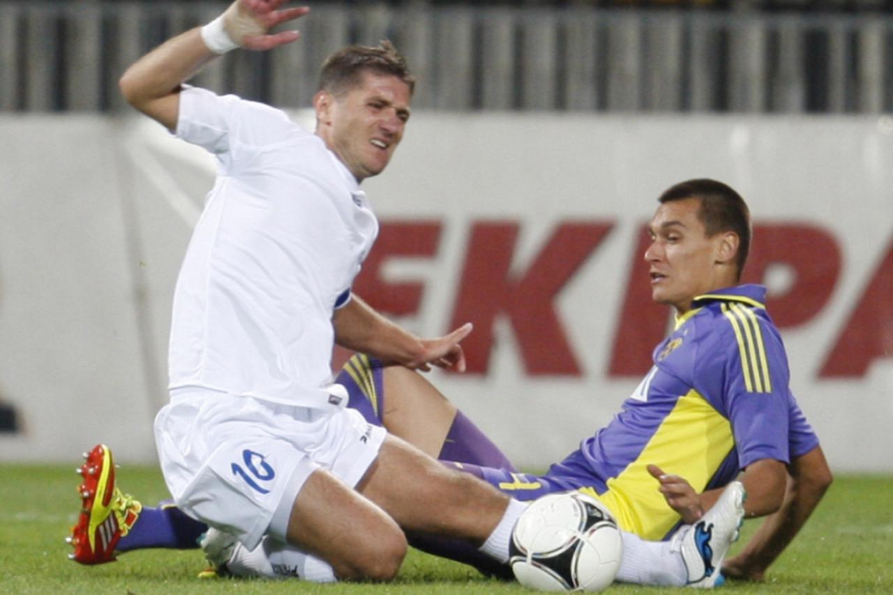 '18. julij 2012 - Maribor - Nogomet - NK Maribor : FK Željeznièar - od leve: Zajko Zeba in Arghus Soares -  Foto: Sašo Bizjak      ( tags: Sport - Èetrtek - 19072012 - s1 )'