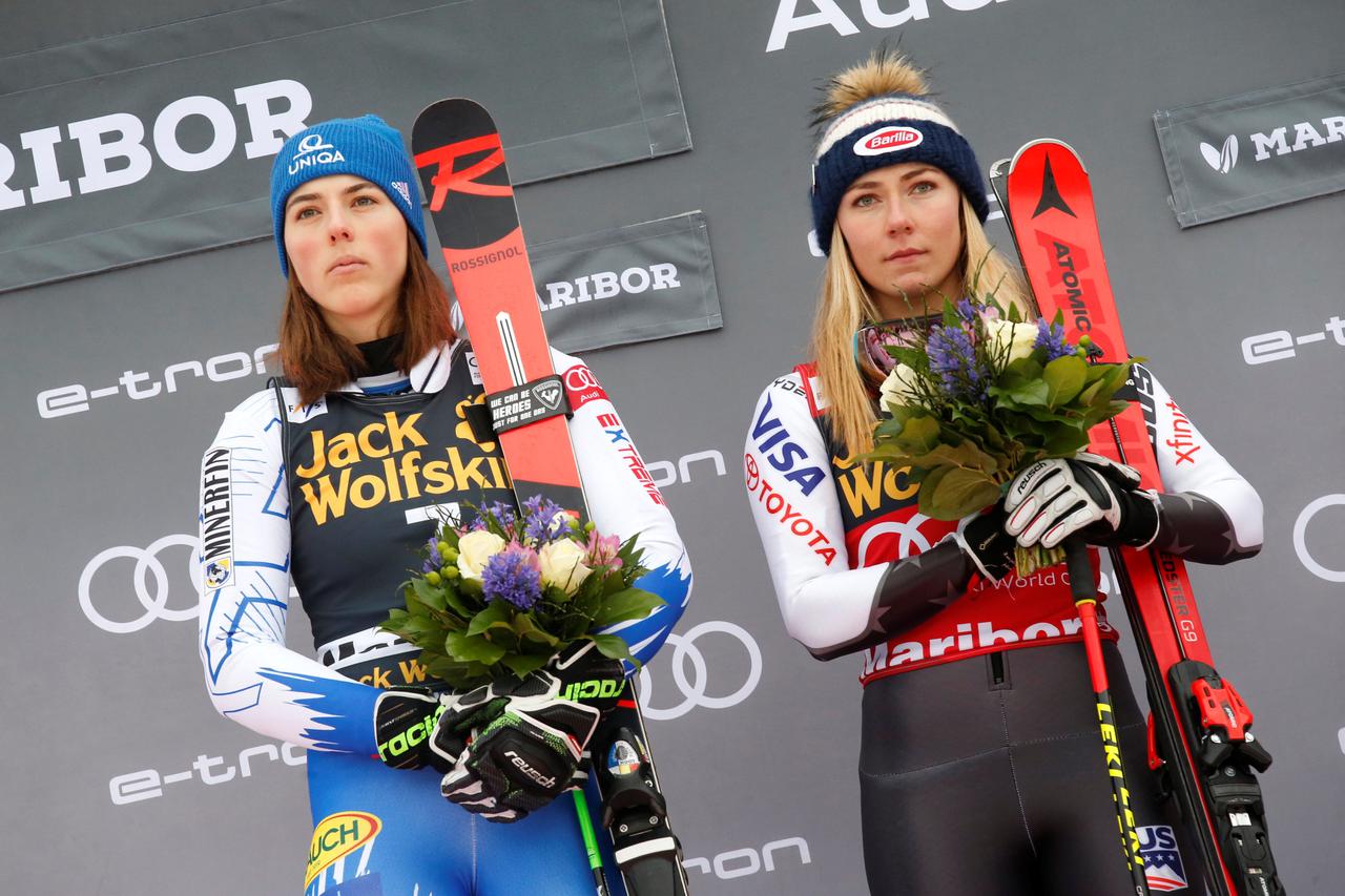 Mikaela Shiffrin i Petra Vlhova