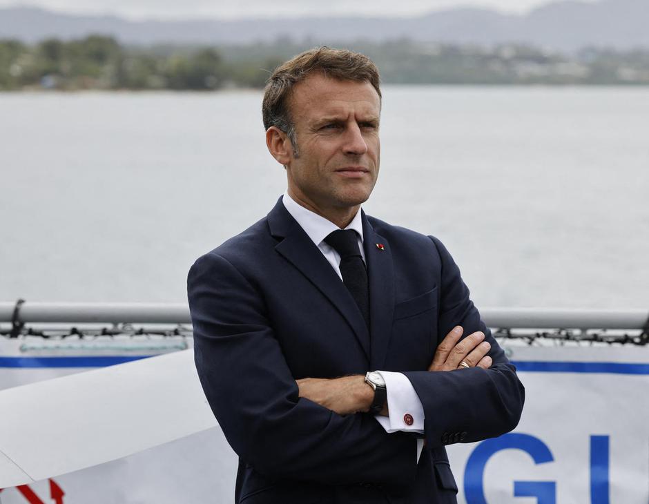 Macron Visits A French Navy Patrol Boat - Vanuatu