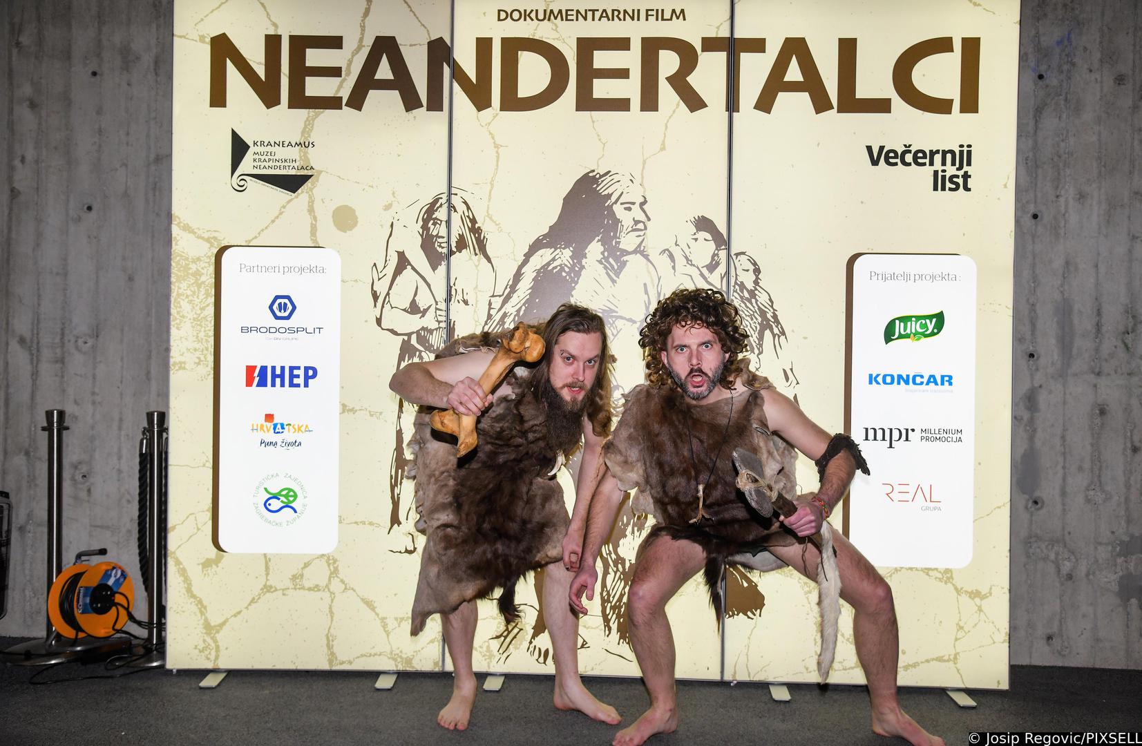 27.02.2023., Krapina -  Premijera filma "Neandertalci" u produkciji Vecernjeg lista u Muzeju krapinskih neandertalaca. Photo: Josip Regovic/PIXSELL