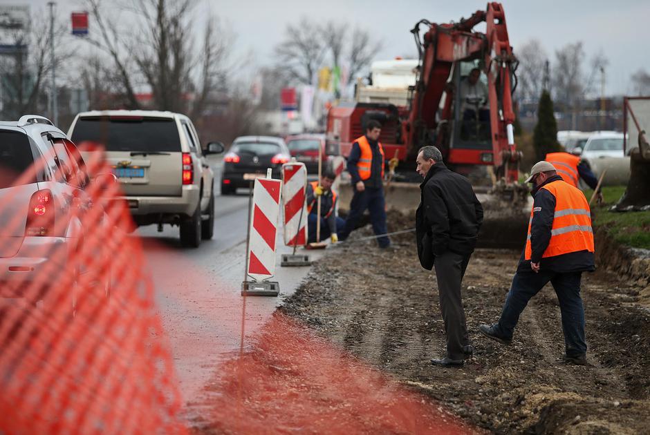 Početak radova na aveniji Većeslava Holjevca