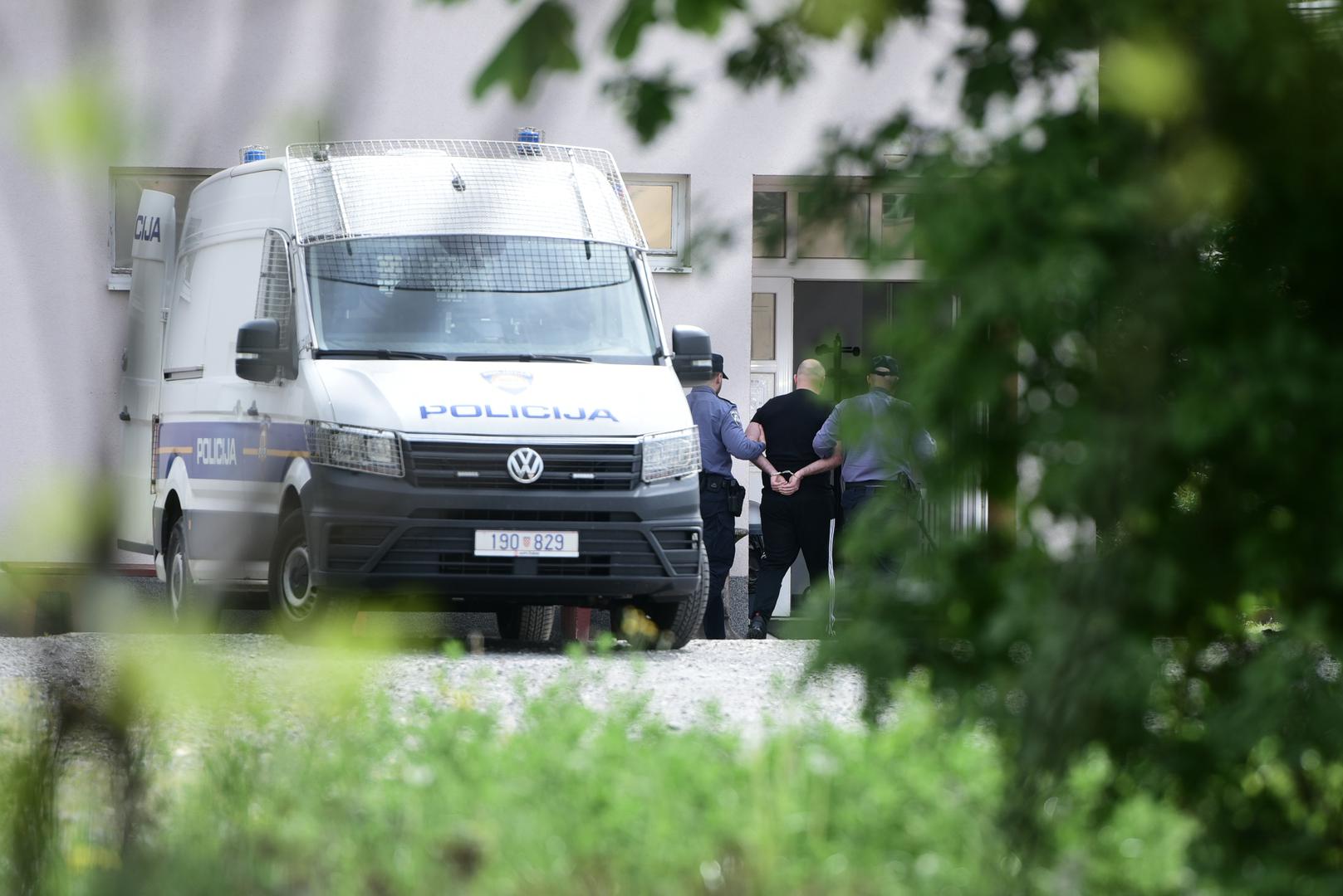 23.04.2023., Zagreb - Privodjenje Kristijana Knege, zastitara kojeg se sumnjici za ubojstvo Tomislava Sablje u klubu Ritz na Zupanijsko drzavno odvjetnistvo u Ilici. Photo: Neva Zganec/PIXSELL