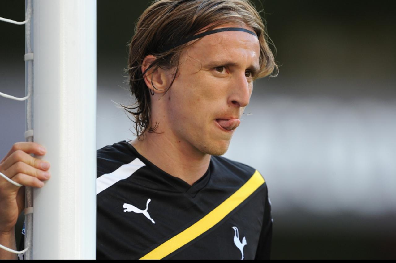 'Tottenham Hotspur\'s Luka Modric during the game against Athletic Club Bilbao. Photo: Press Association/Pixsell'