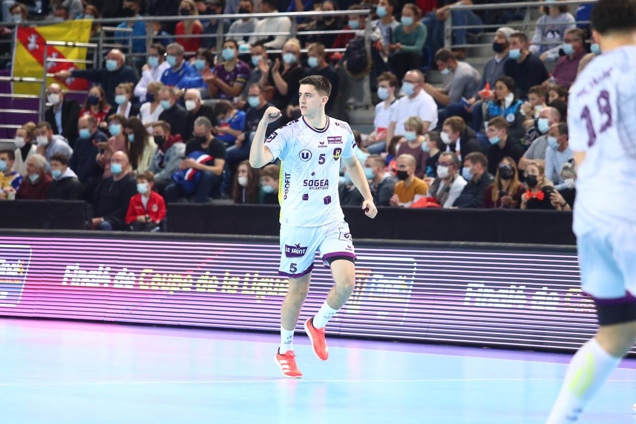 Finale de la Coupe de la Ligue "Chambery Savoie Mont-Blanc HC - HBC Nantes (21-28)" aux Arènes de Metz 