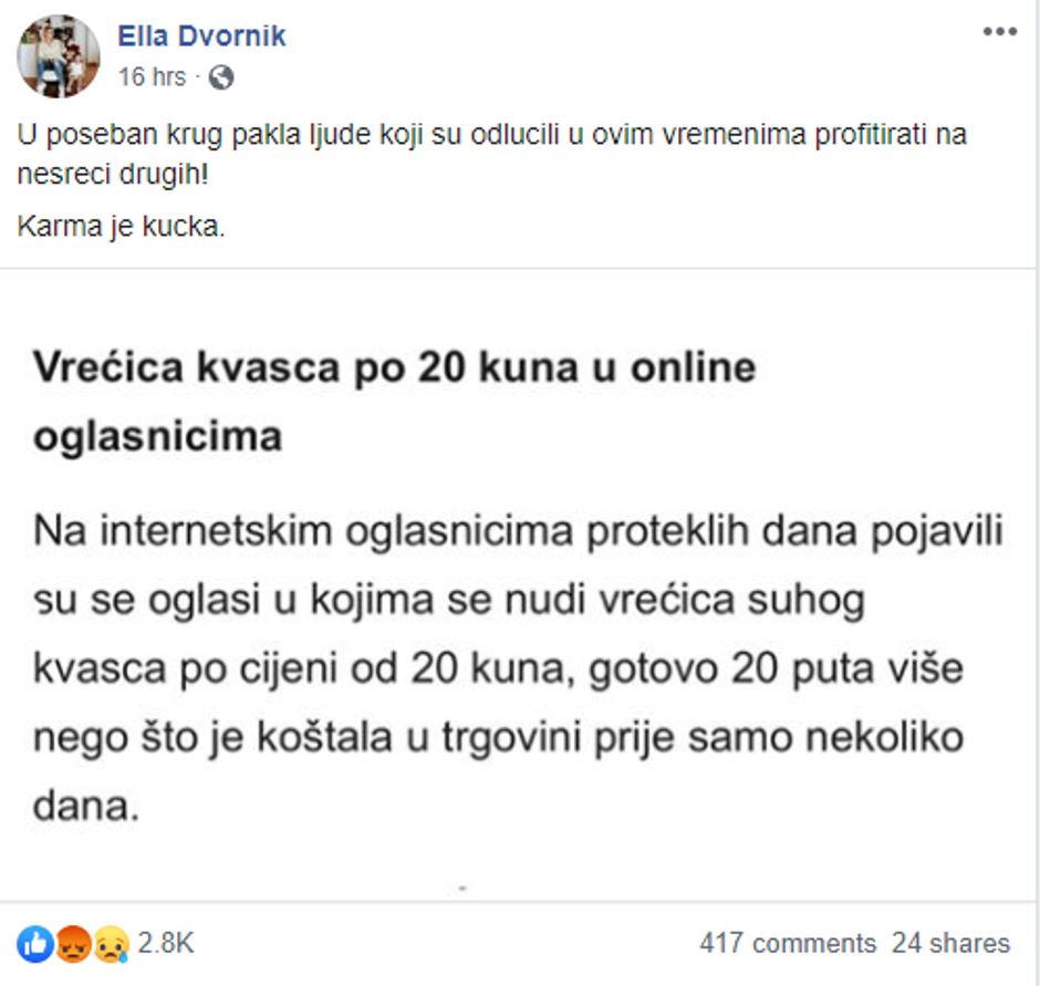 Ella Dvornik bijesni zbog ove situacije