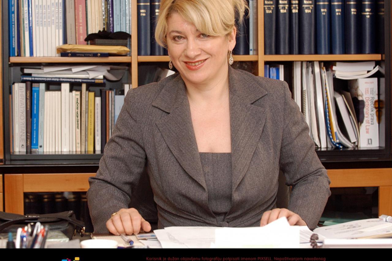 '17.03.2005., Zagreb - Vesna Skare-Ozbolt, ministrica pravosudja, u Ministarstvu pravosudja, Republike Austrije 14.  Photo: Goran Stanzl/Vecernji list'