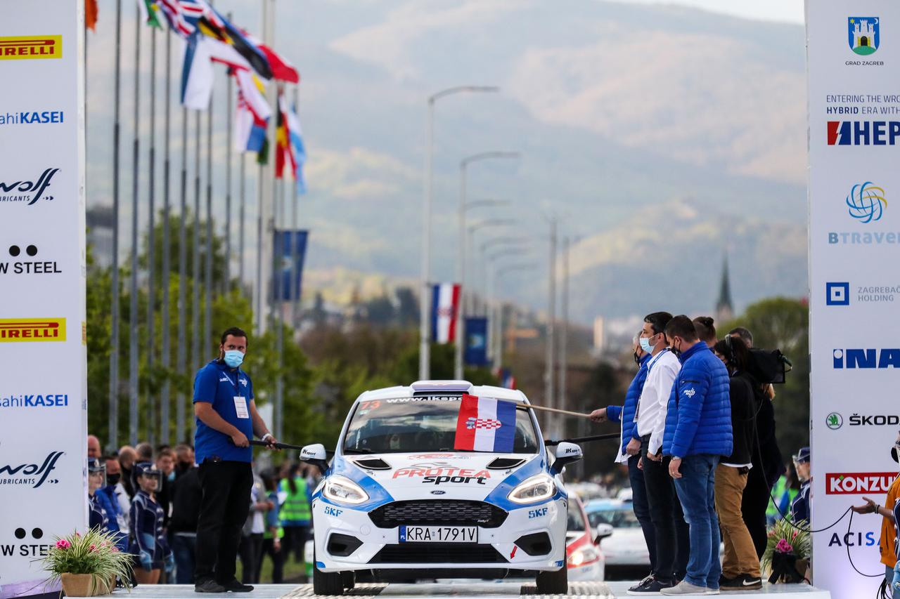 Zagreb: Ceremonijalni start WRC Croatia Rally 2021.