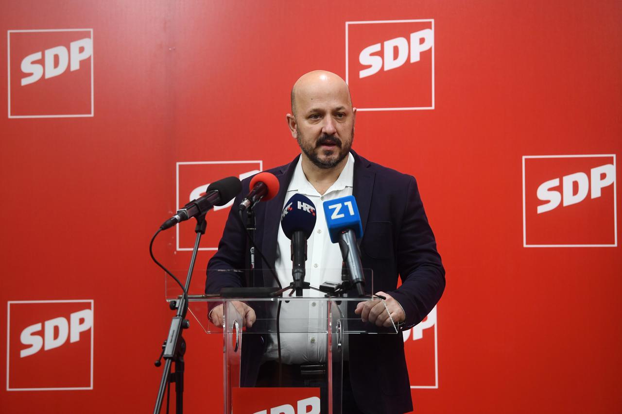 Zagreb: Konferencija za medije SDP-a Zagreb o proračunu Grada Zagreba za 2021. godinu