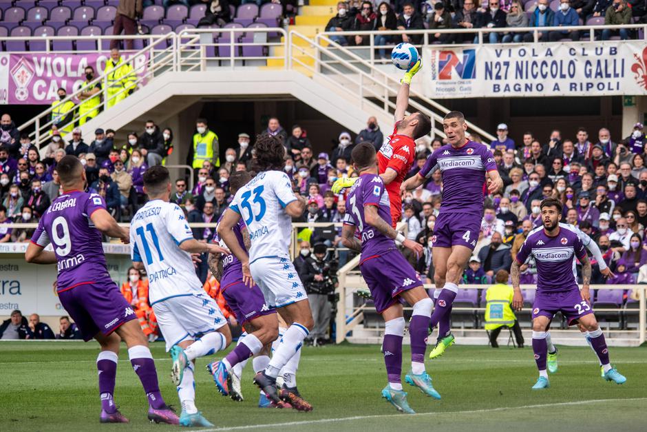 italian soccer Serie A match - ACF Fiorentina vs Empoli FC