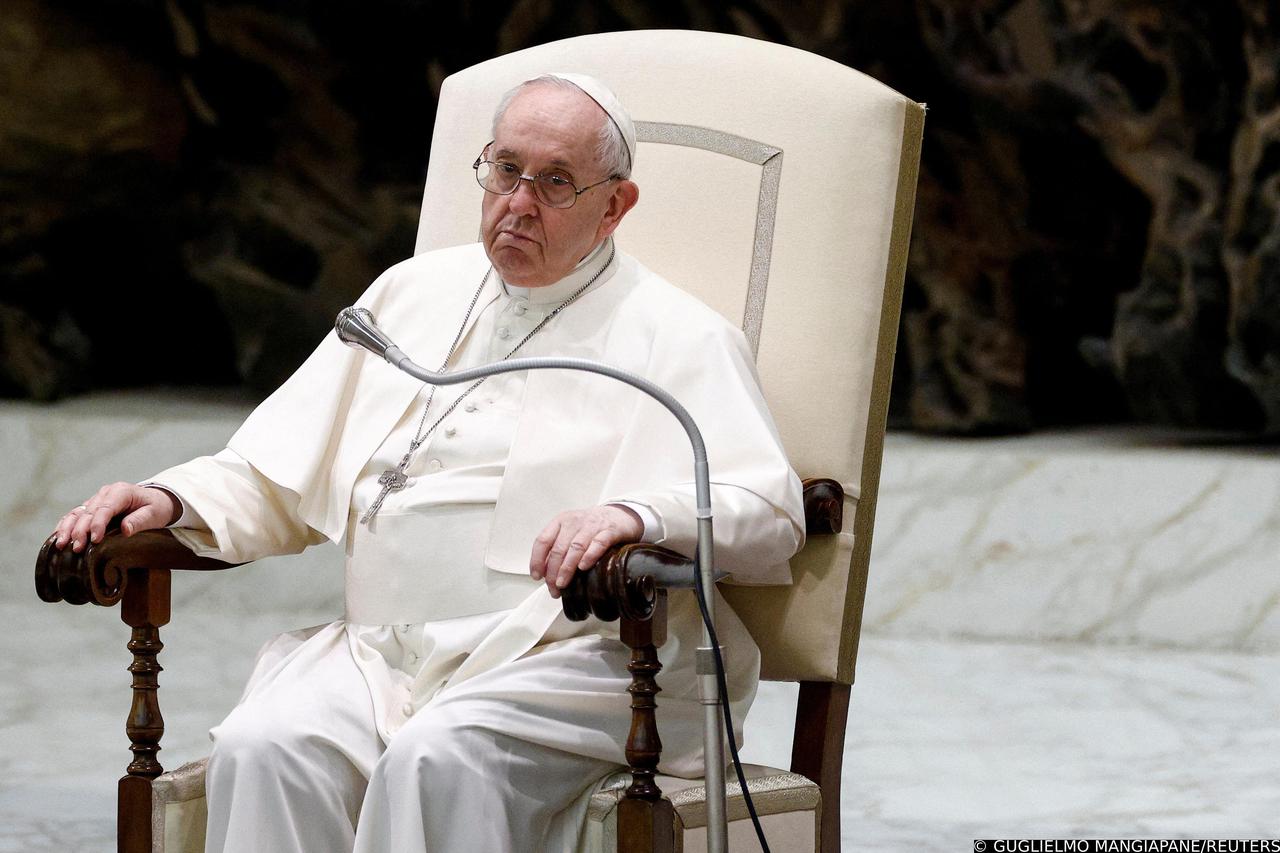 FILE PHOTO: Pope Francis holds weekly general audience at the Vatican