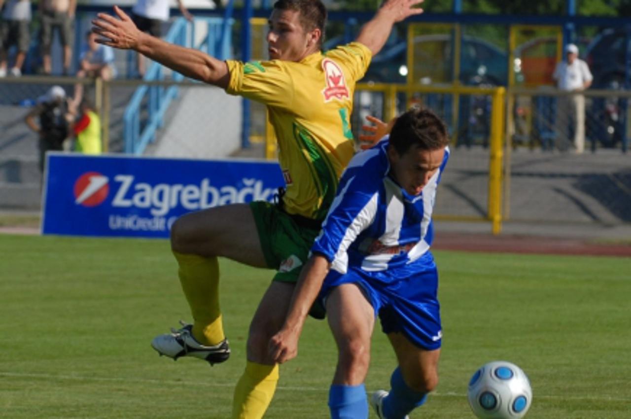 'karlovac sport, nogometna utakmica, nk karlovac-nk istra, matija stefancic,240509 photo: kristina stedul fabac/vecernji list'