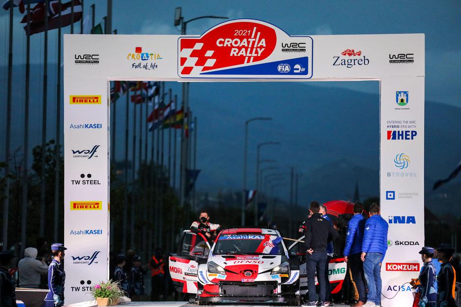 Zagreb: Ceremonijalni start WRC Croatia Rally 2021.