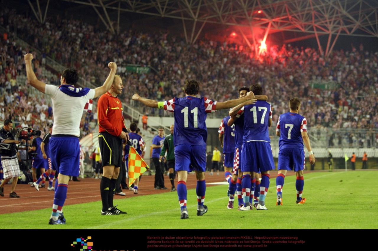 '03.06.2011., Poljud, Split - Kvalifikacijska nogometna utakmica za EURO 2012, Hrvatska - Gruzija.  Photo: Igor Kralj/PIXSELL'