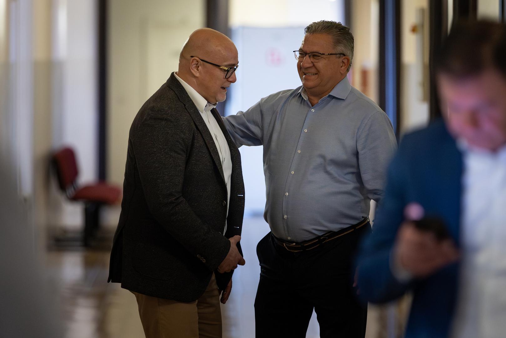 29.04.2024., Osijek - Na zupanijskom sudu u Osijeku nastavljeno sudjenje braci Mamic i ostalima za izvlacenje novca iz GNK Dinamo. Photo: Davor Javorovic/PIXSELL