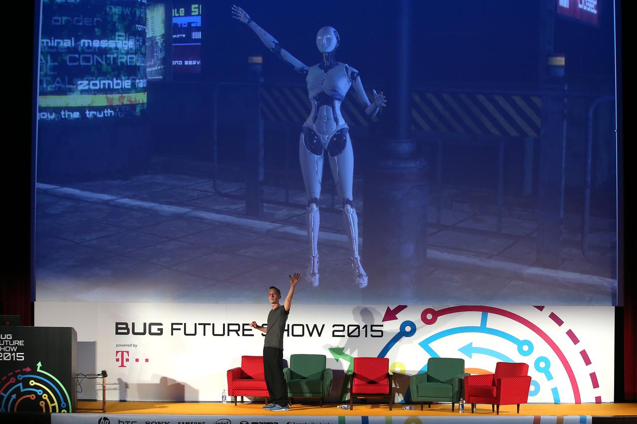 29.01.2015., Zagreb - U kinu Europa odrzava se Bug Future Show 2015 (BFS 2015), cjelodnevni tehnoloski show u produkciji Buga, koncipiran kao kombinacija scenskog i popratnog izlozbenog programa. Double pleasure performance: Mash.me meets Nagual Dance. Su