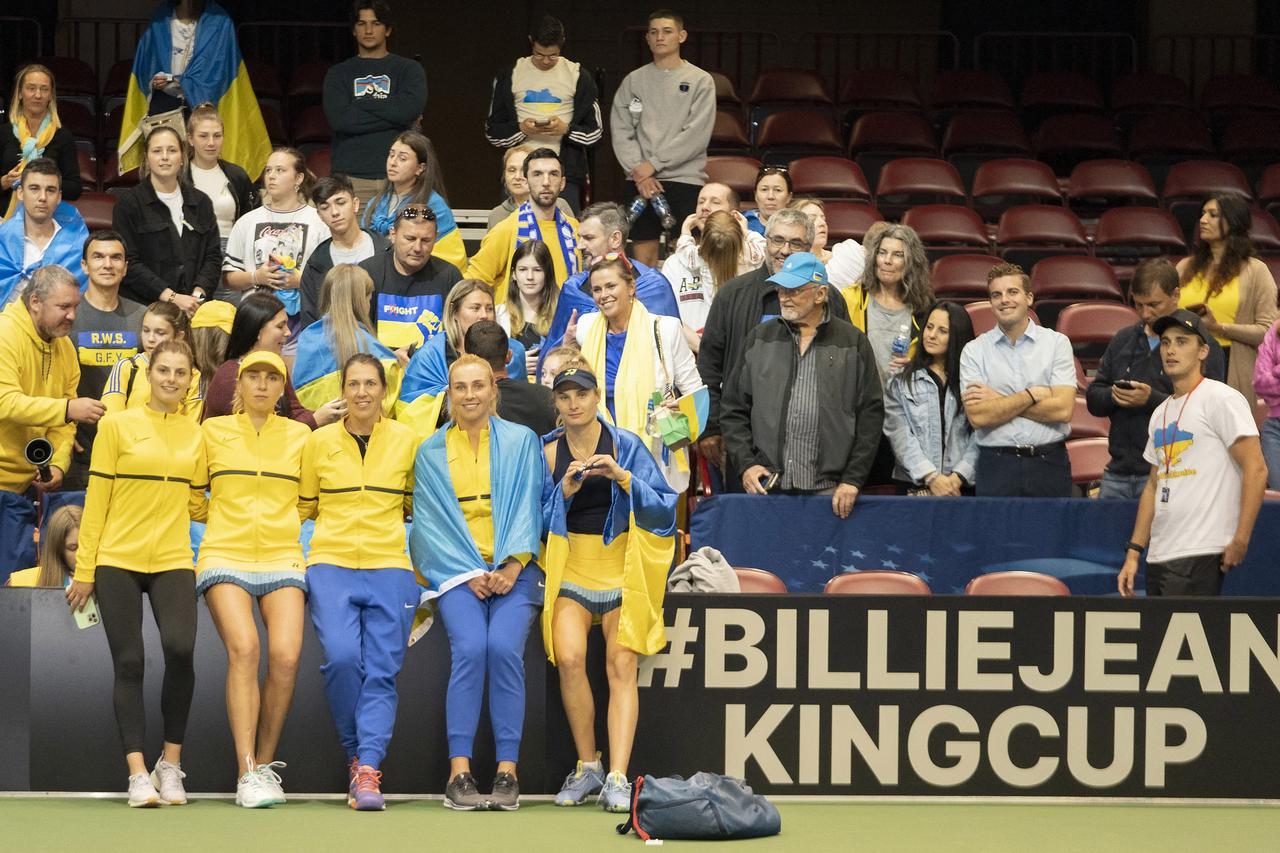 Tennis: Billie Jean King Cup-Ukraine at USA