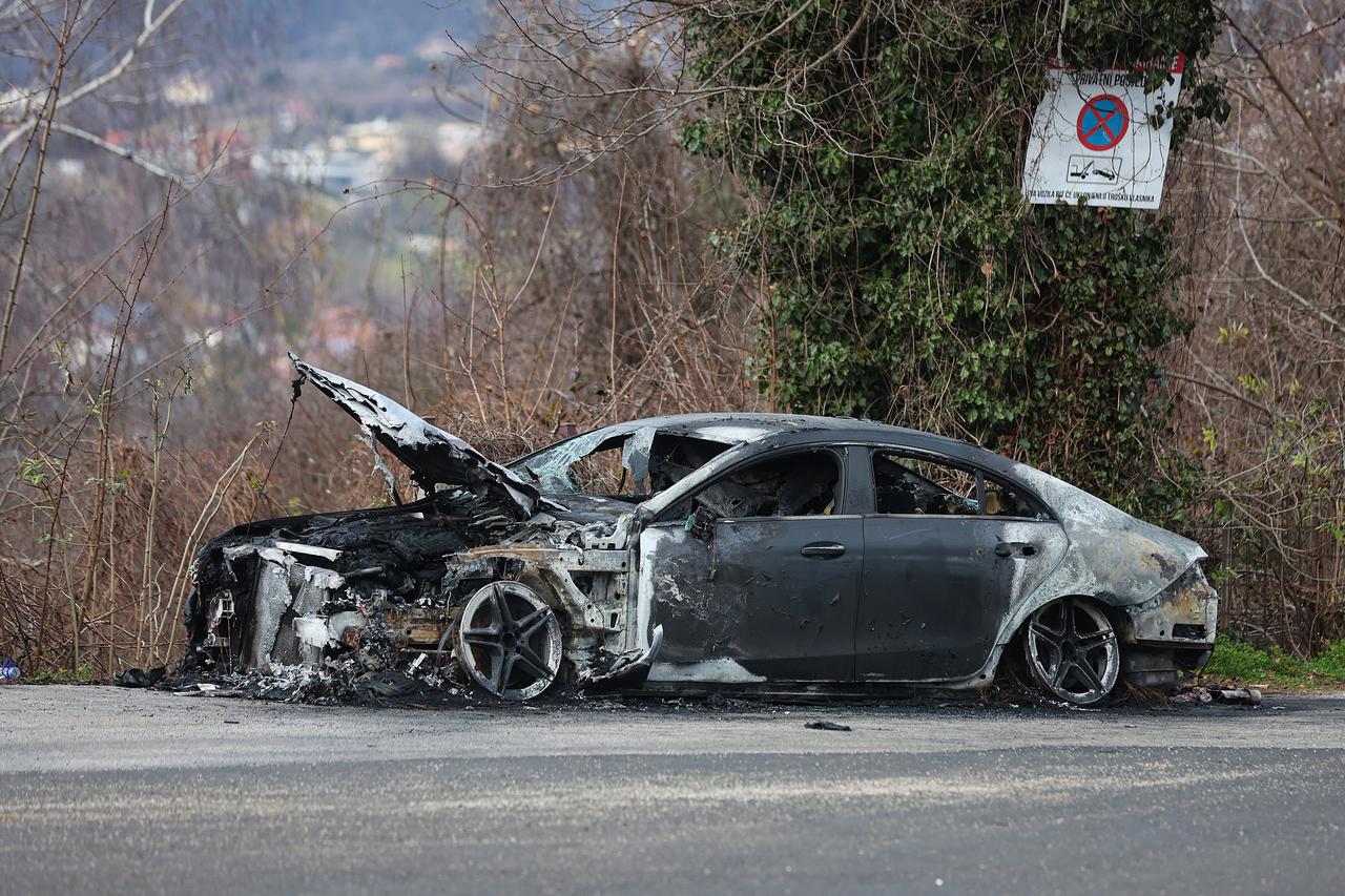 Zagreb: Izgorio Mercedes suvlasnika poznatog noćnog kluba