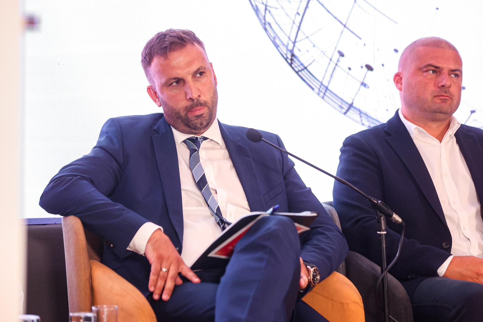 27.08.2024., Zagreb - Konferencija Vecernjeg lista Hrvatska kakvu trebamo odrzana je u hotelu Dubrovnik. Panel diskusija, Hrvatski gospodarstvenici - Strana radna snaga. Anto Pivac Photo: Luka stanzl/PIXSELL