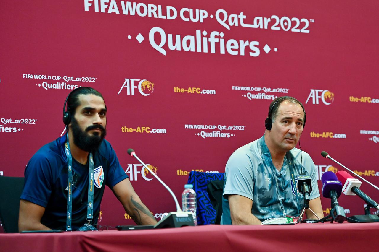 (SP)QATAR-DOHA-FOOTBALL-WORLD CUP QUALIFICATION-PRESS CONFERENCE