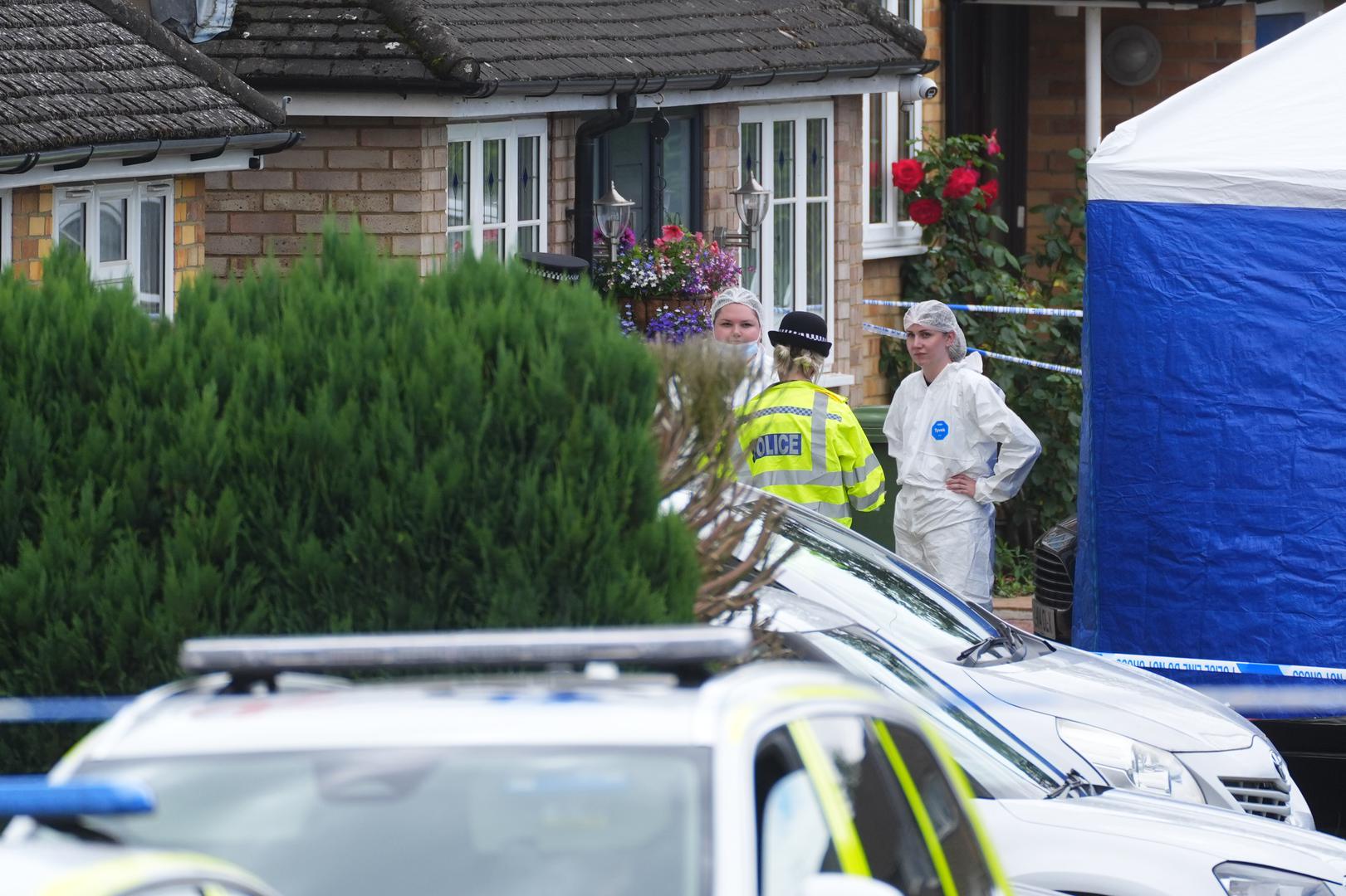 Police and forensic officers at the scene in Ashlyn Close, Bushey, Hertfordshire, where three women, aged 25, 28 and 61, who police believe to be related, were found with serious injuries and died at the scene a short time after police and paramedics were called just before 7pm on Tuesday. A manhunt has been launched for Kyle Clifford, 26, from Enfield, north London, who is wanted by detectives investigating the murders of the three women. Picture date: Wednesday July 10, 2024. Photo: James Manning/PRESS ASSOCIATION