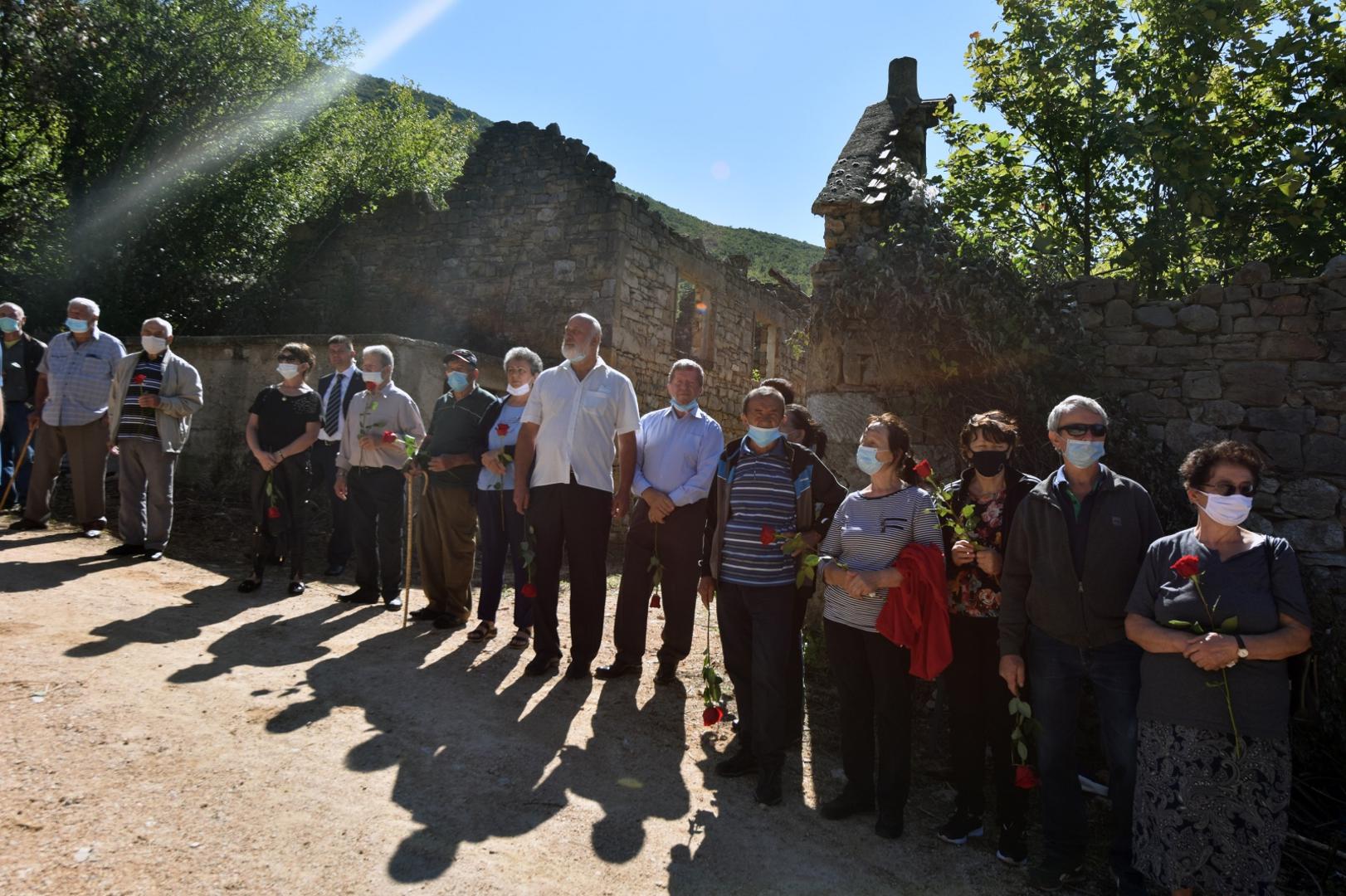 25.08.2020., Plavno - U organizaciji Srpskog narodnog vijeca u Plavnom i Gruborima organizirana komemoracija za civilne zrtve rata ubijene nakon Vojno-redarstvana akcije Oluja.
Photo: Hrvoje Jelavic/PIXSELL