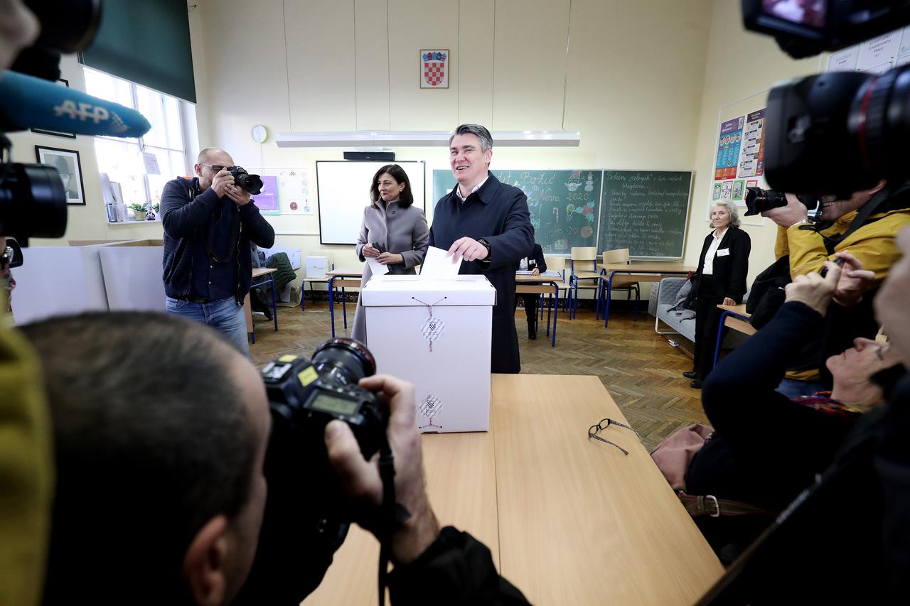Zoran Milanović glasovao je drugom krugu na izborima za predsjednika