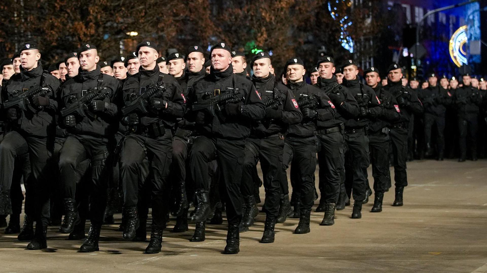 09.01.2025., Banja Luka, Bosna i Hercegovina - Povodom Dana Republike Srpske u Banja Luci se odrzava svecani defile u kojem sudjeluje ukupno 3.400 ljudi. Photo: Dejan Rakita/PIXSELL