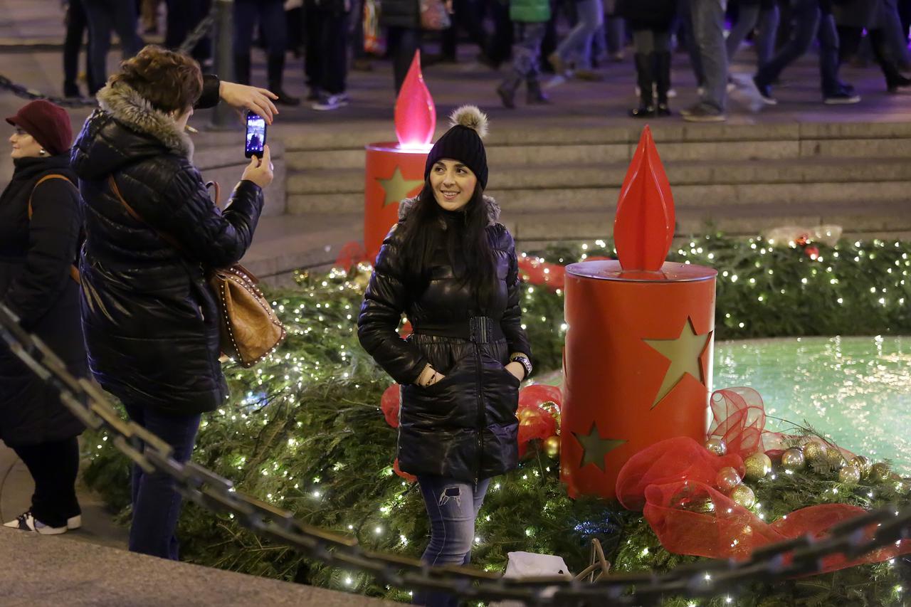 17.12.2015., Zagreb - Blagdanski ugodjaj u gradu. 