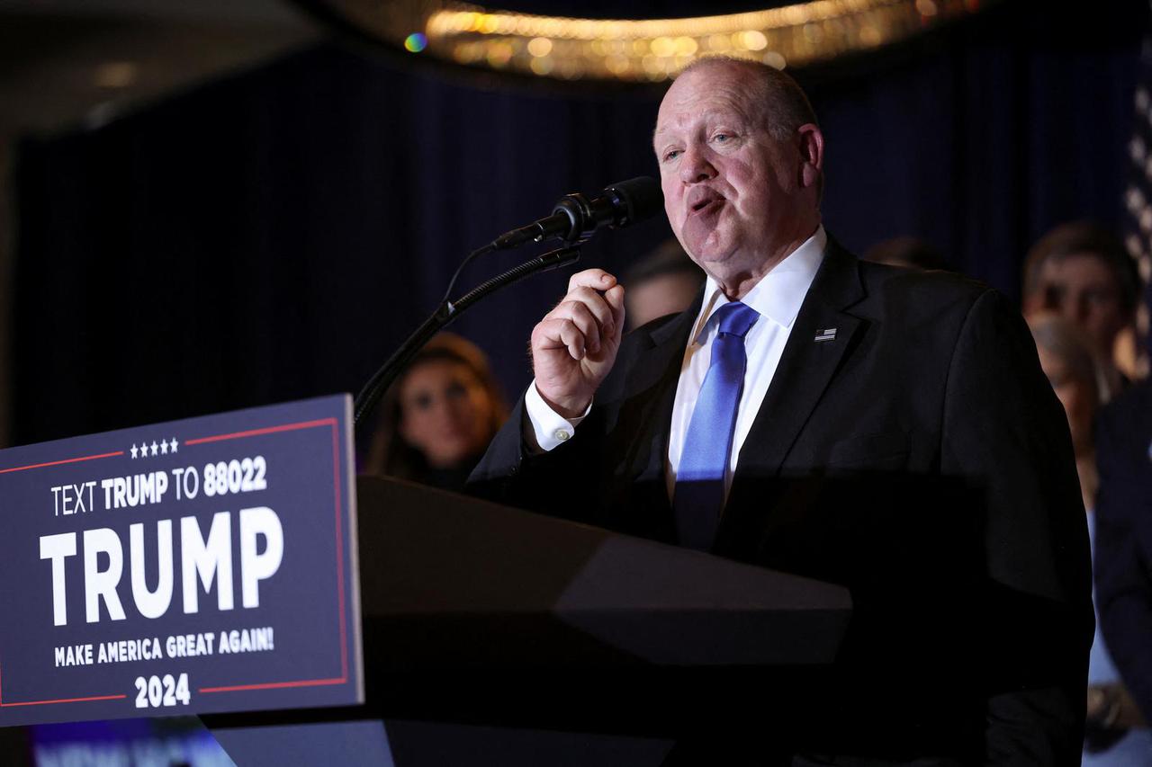 Republican presidential candidate and former U.S. President Trump hosts New Hampshire primary election night watch party in Nashua